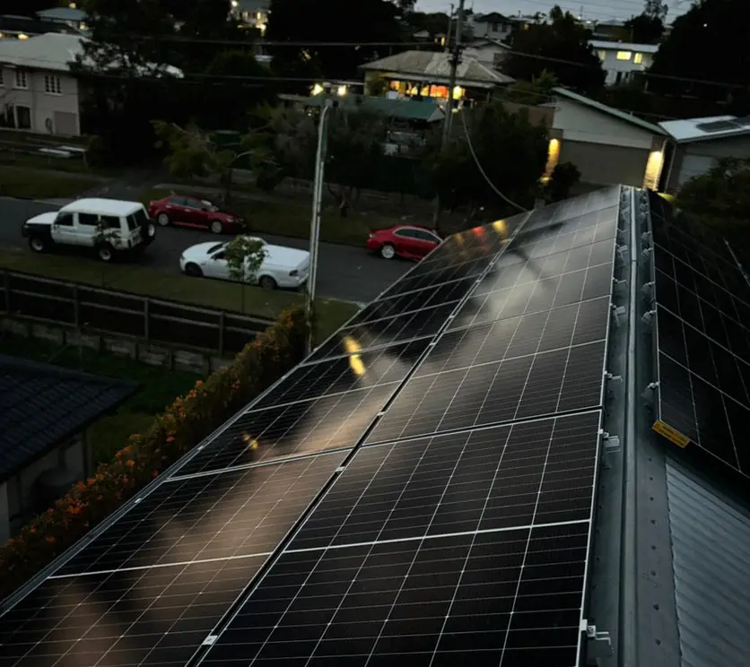 Residential Solar installation by QLD Blue Gum Renewables on the Sunshine Coast